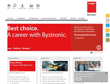 Tablet Screenshot of bystronic.se