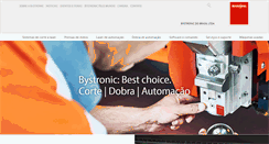 Desktop Screenshot of bystronic.com.br