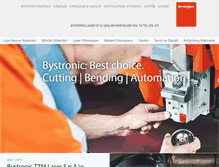 Tablet Screenshot of bystronic.com.tr
